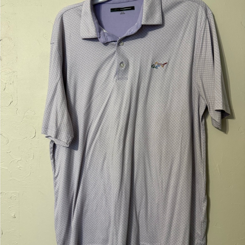 Greg Norman Collection Lavender Polo Shirt